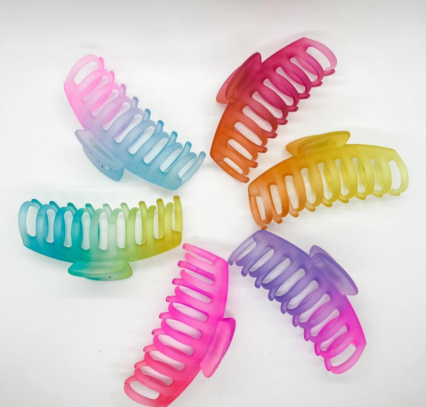 Matte Ombré Claw Clips