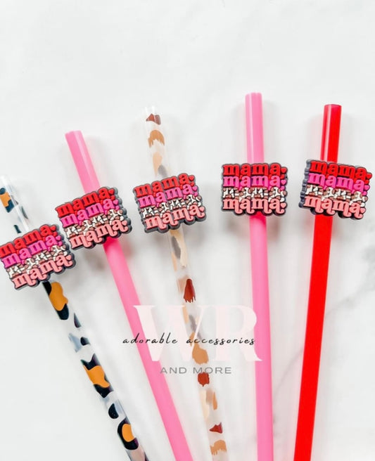 Mama straw charm